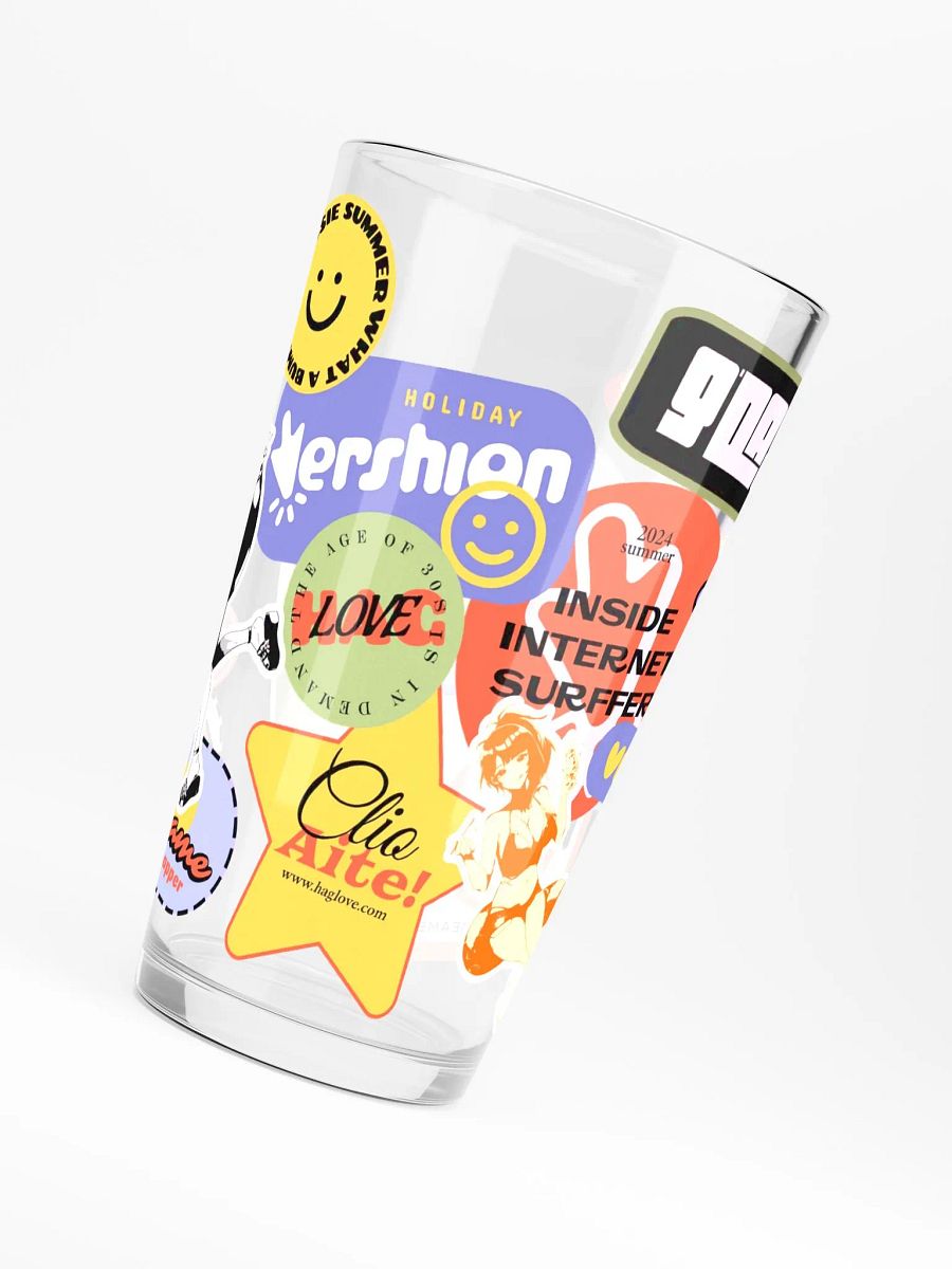 Stickerbomb Pint Glass product image (6)