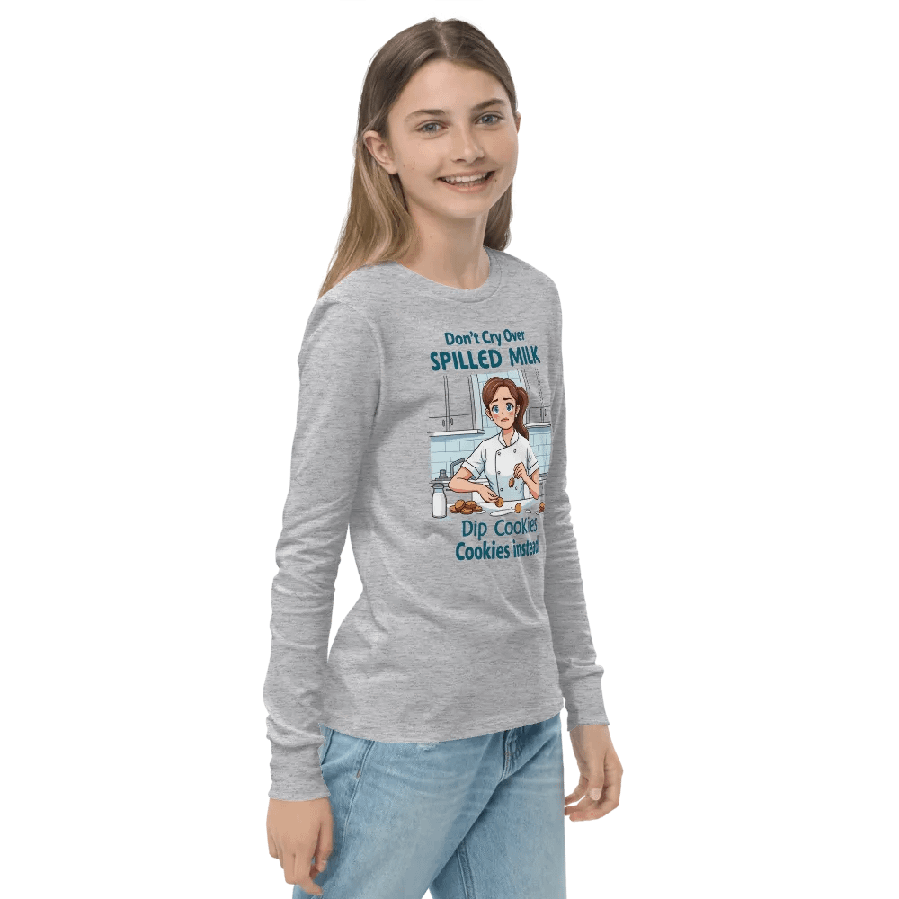 Spilled Milk, Dipped Cookies Long Sleeve Tee product image (22)