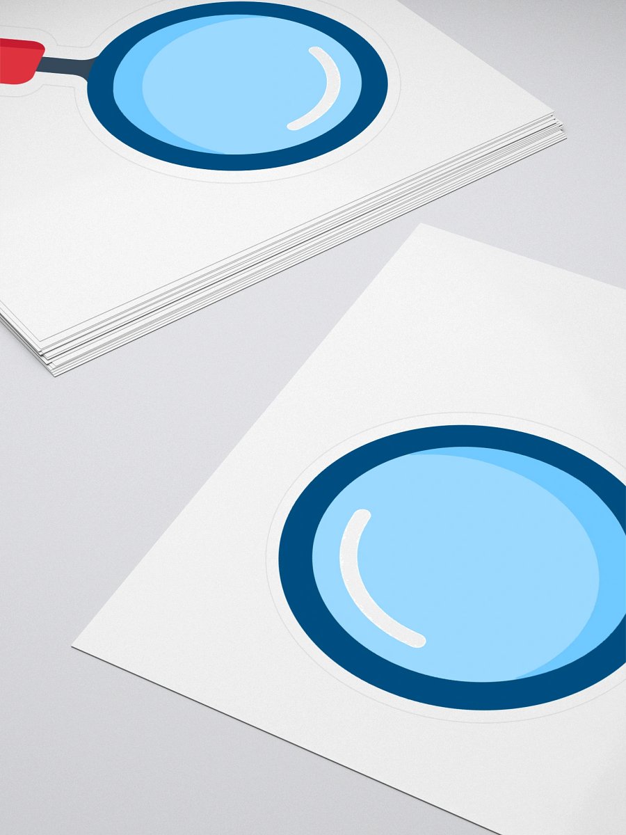 Magnifying Glass Sticker product image (4)