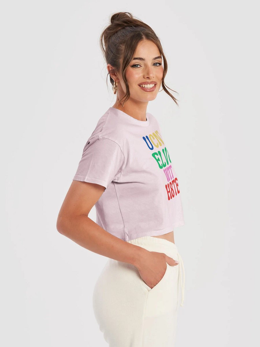 UCNTELV8WITH8TE CROP TOP SHIRT product image (38)