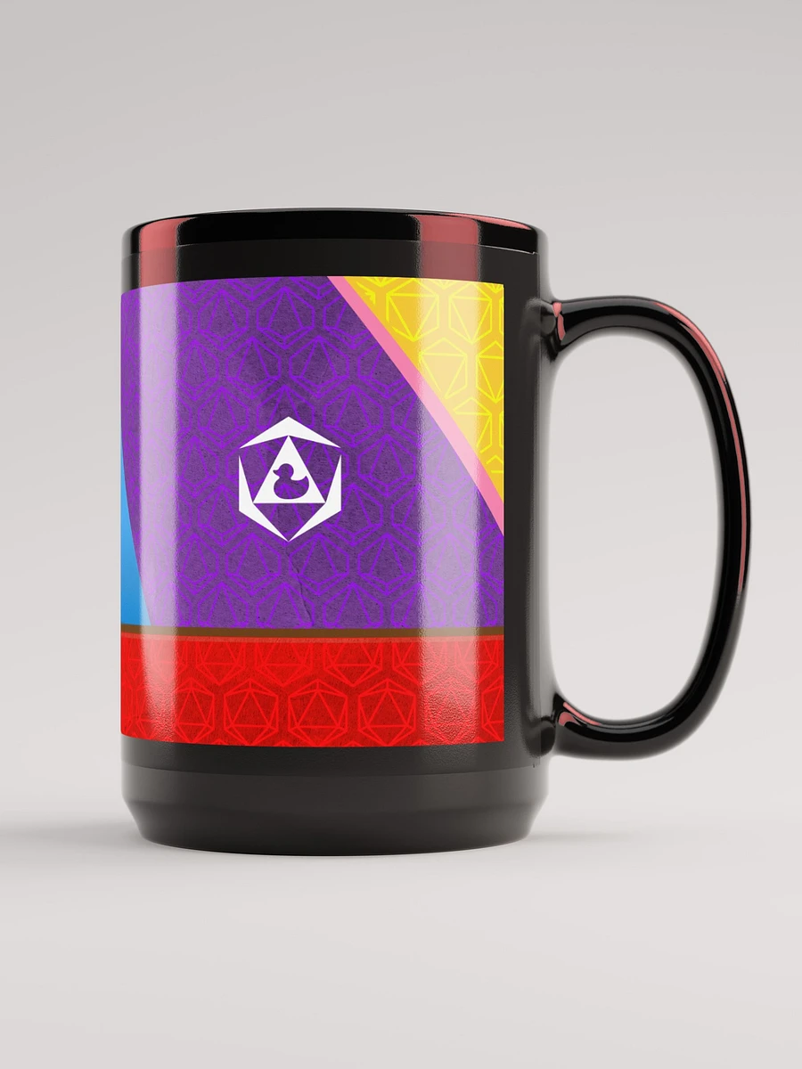 Magnificent PRIDE Pattern - Black Glossy Mug product image (4)