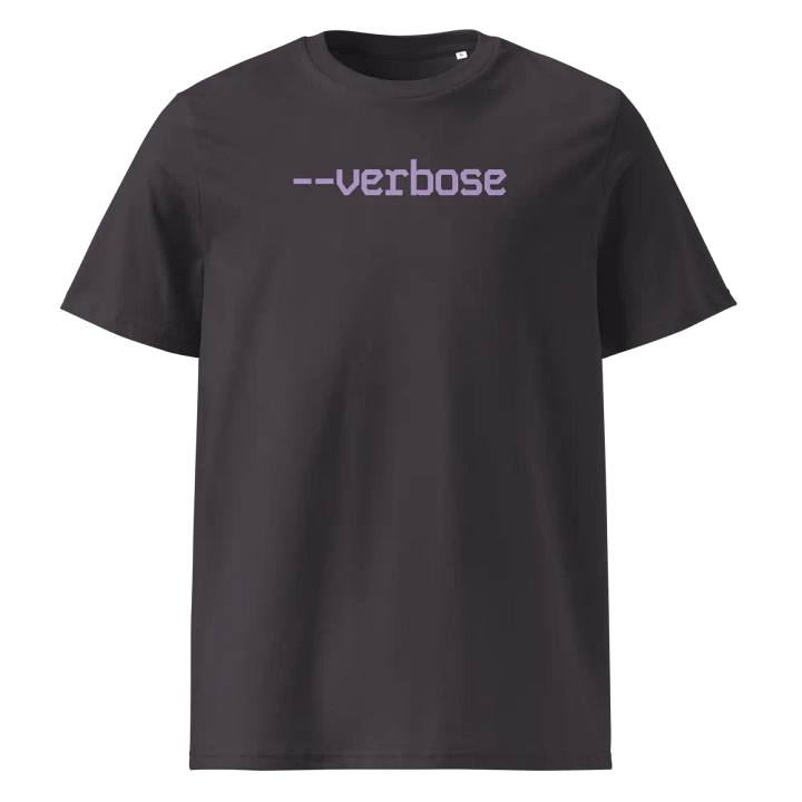 --verbose (Dracula) - Organic Cotton Tee product image (1)