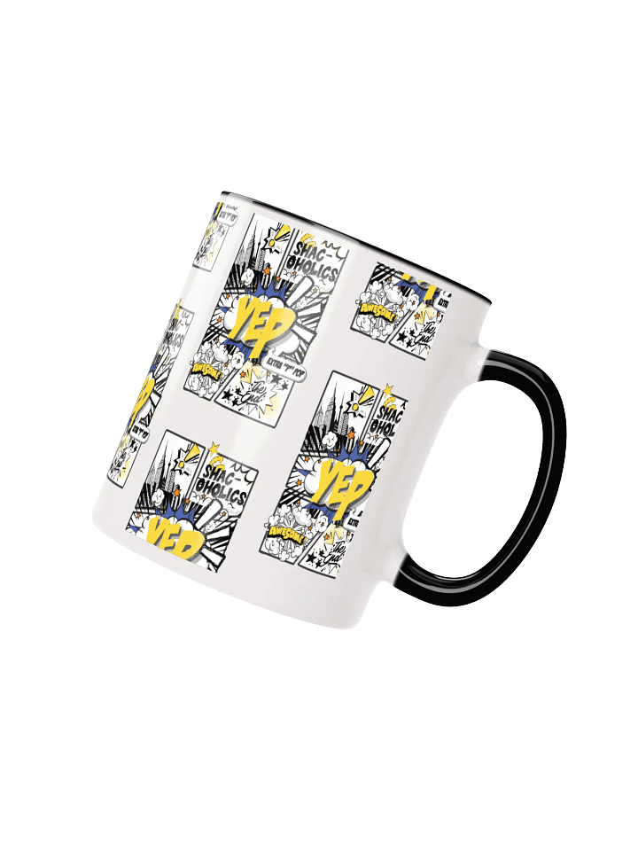 Shac-oholics Comic Blast Mug - Yellow 