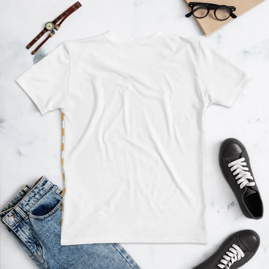 Blooming Lips Orange Stripped Tee product image (11)