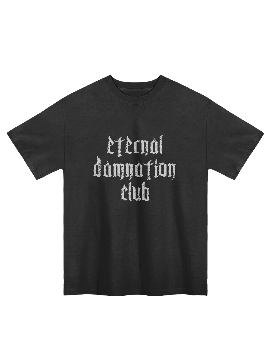 Eternal Damnation Club Faded Oversized T Shirt product image (1)