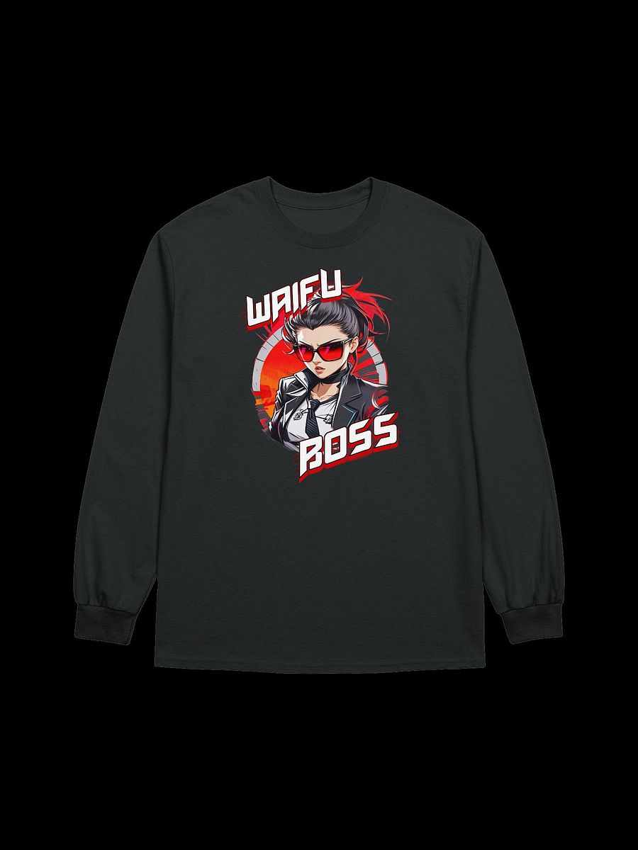 Waifu Boss v1 - Gildan Ultra Cotton Unisex Long Sleeve T-Shirt product image (3)