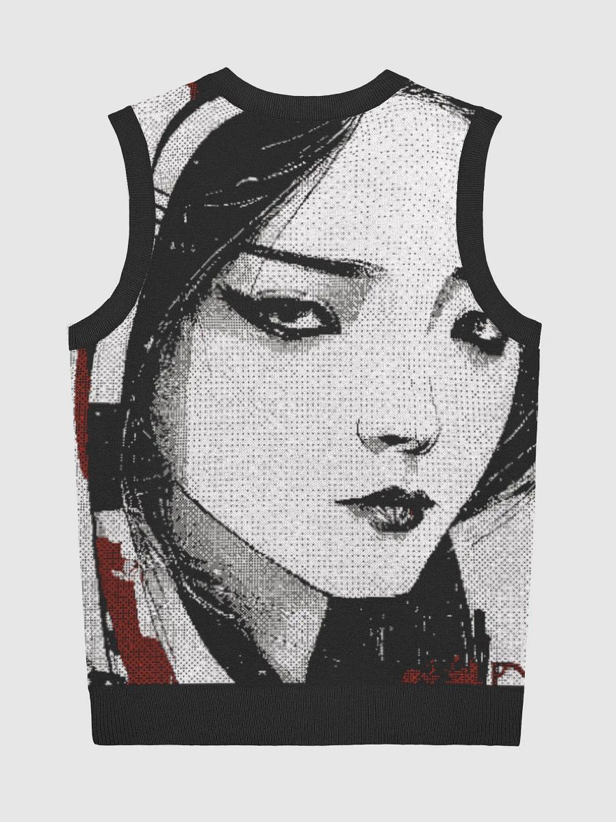 Geisha-Inspired Serenity Jacquard V-Neck Vest product image (8)