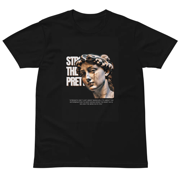 Determined Strength Marble Statue Tee product image (2)