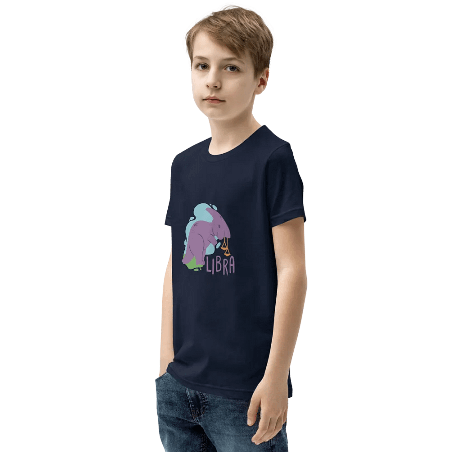 Youth Libra Dino T-Shirt product image (23)