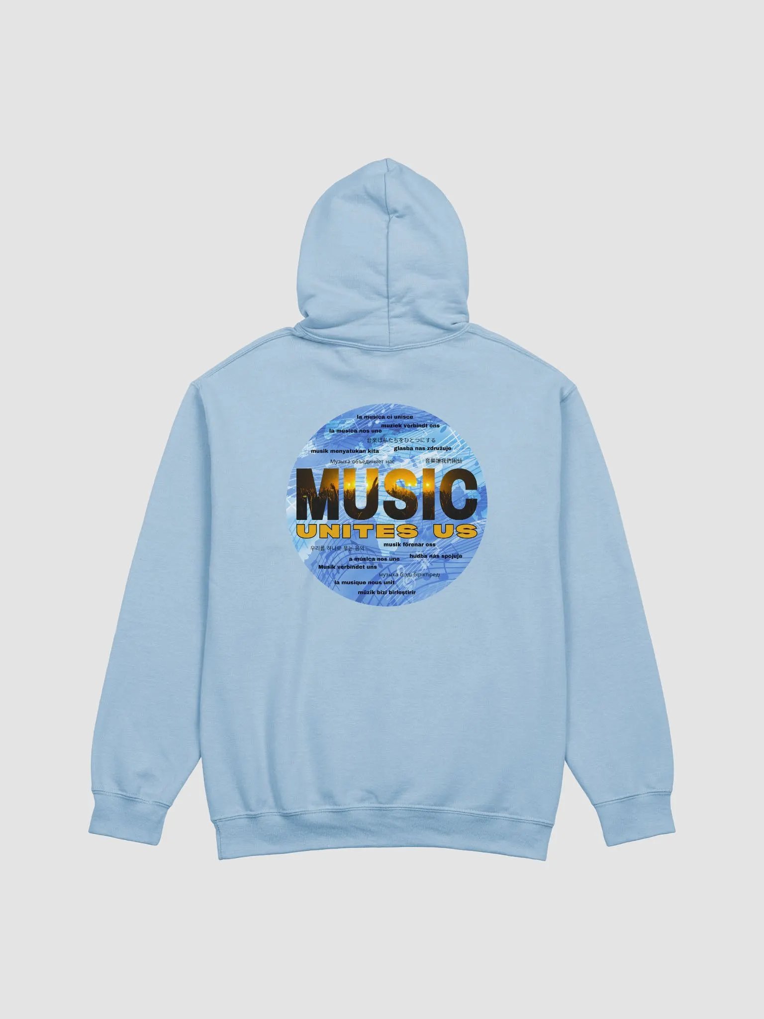 Music Unites Us / Globe – HOODIE product image (42)