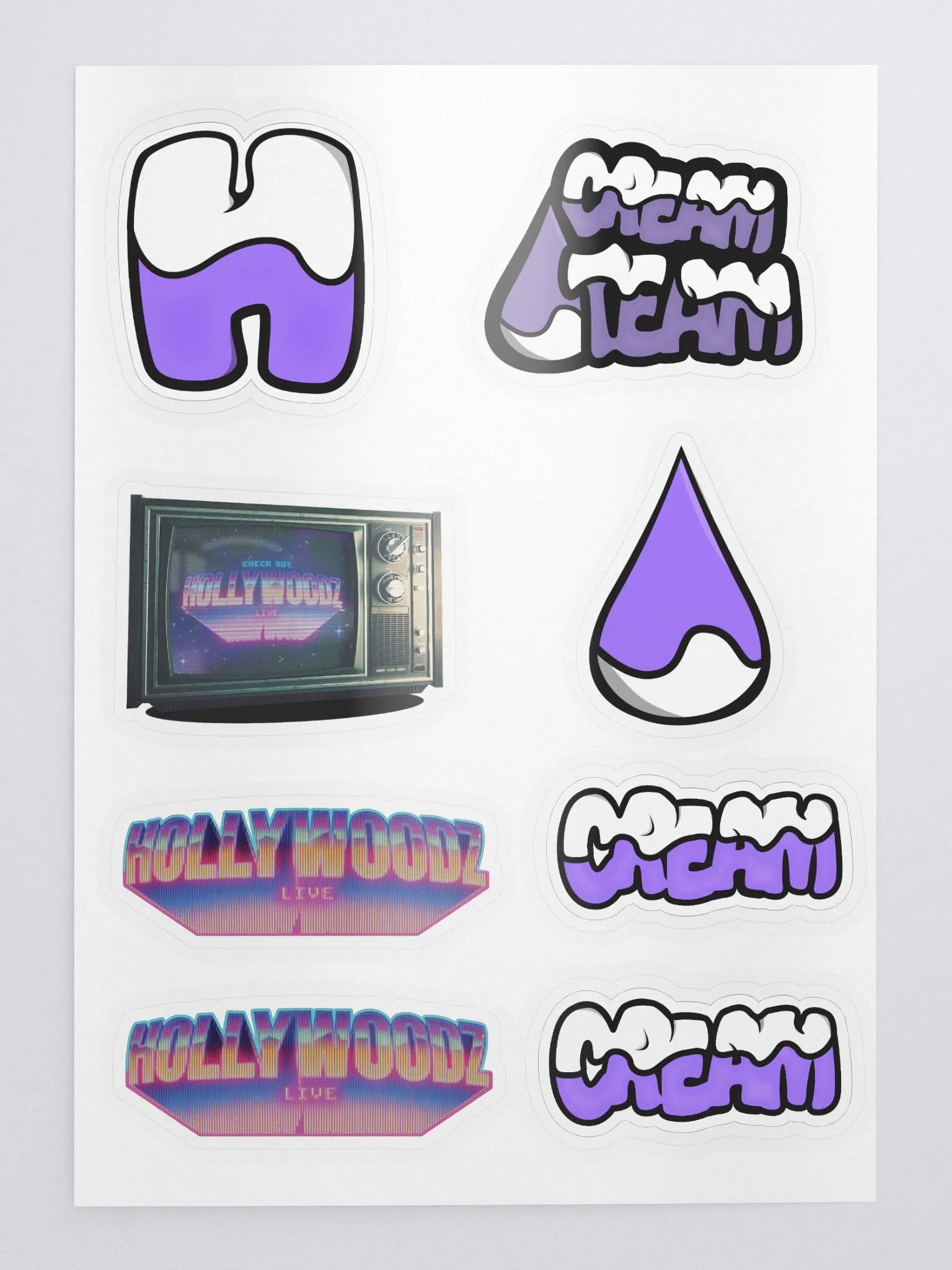 Hollyw00dz Sticker Sheet product image (1)
