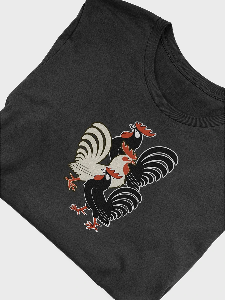 Roosters - 3 cocks T shirt product image (46)