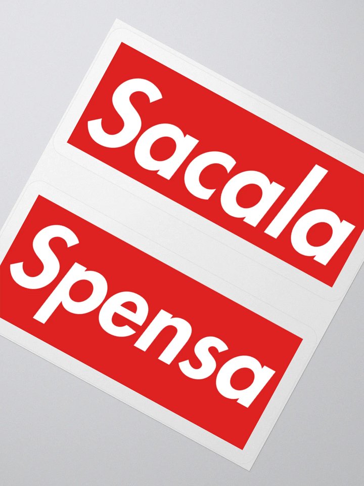Sacala & Spensa Supreme Box Cut Sticker Pack product image (4)