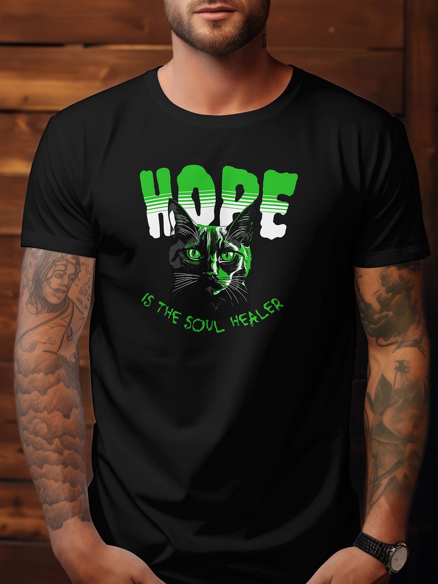 HOPE IS THE SOUL HEALER ORGANIC T-SHIRT product image (5)