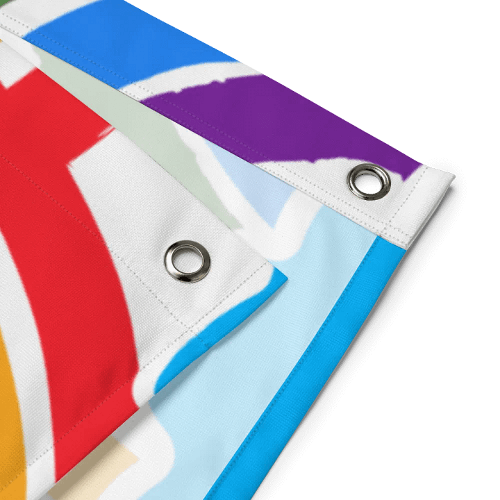 Happy Lil Frog Rainbow Flag product image (2)