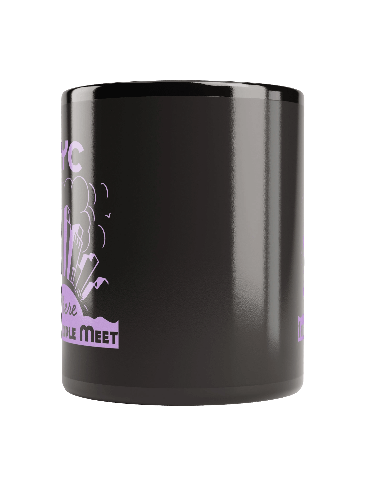 'NYC Smart' Black Mug product image (6)