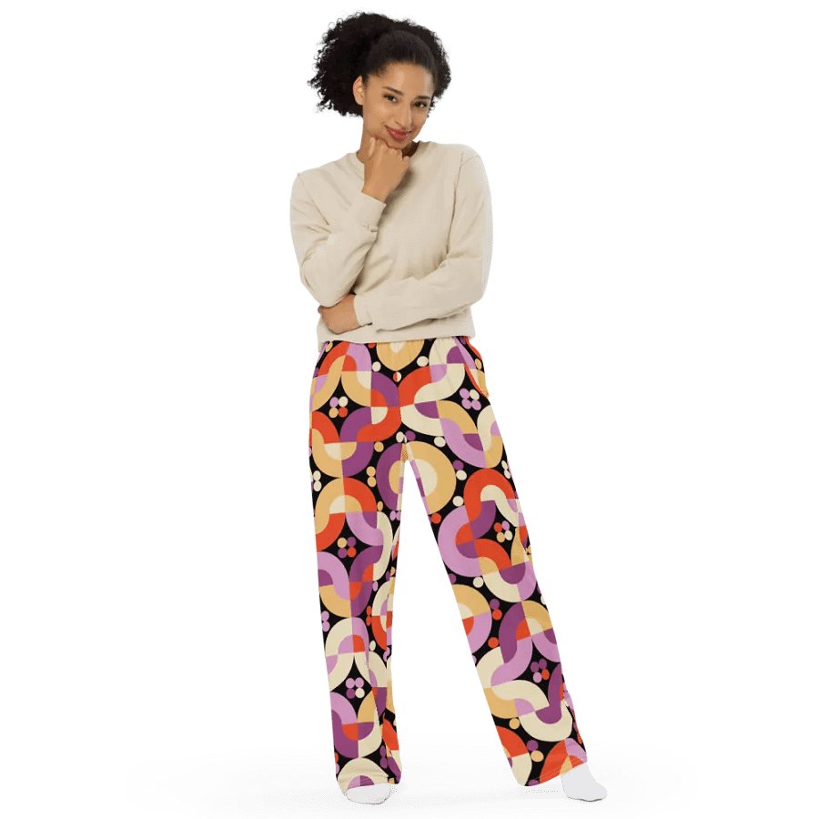 BUIII Retro Harmony: Autumn Breeze Wide-Leg Pants product image (9)