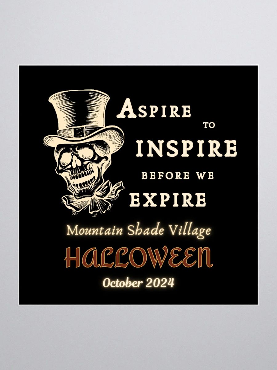 Admirable Aspirations Halloween Sticker product image (1)