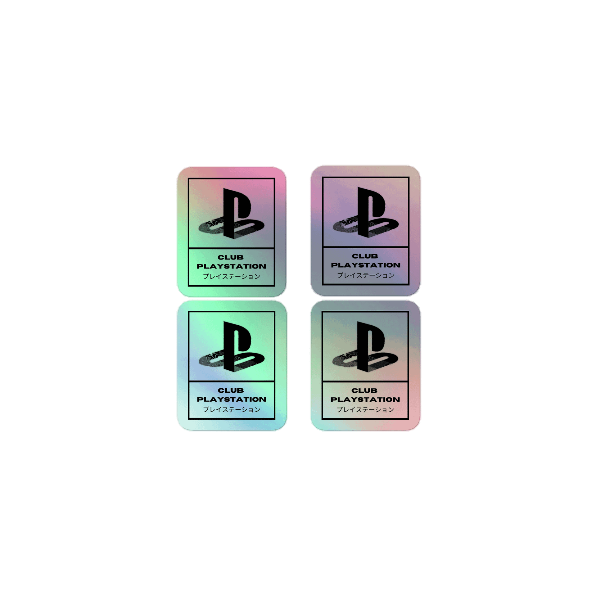 Club PlayStation Holo Sticker Set product image (1)