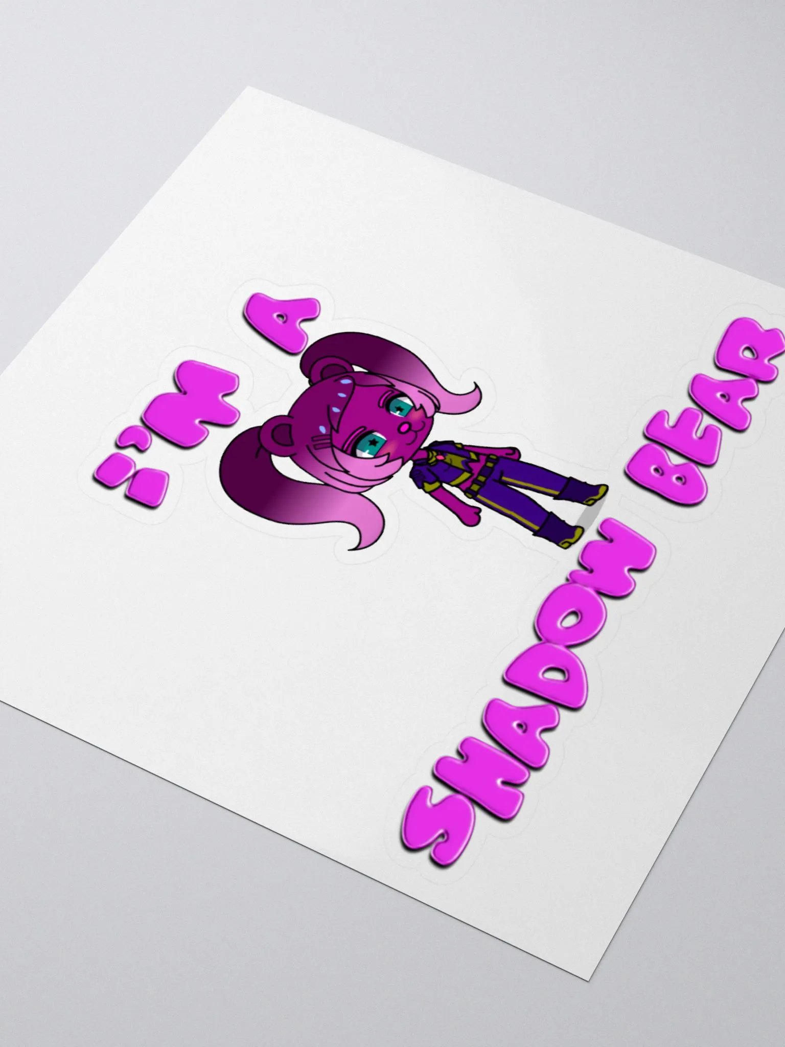 I'm A Shadow Bear - Magenta product image (3)