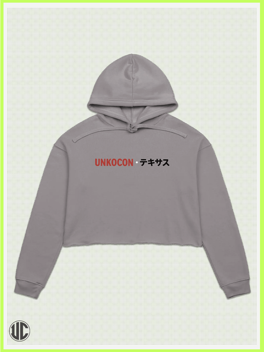 UnkoCon – Corpus Christi TX Skater Crop Hoodie product image (1)