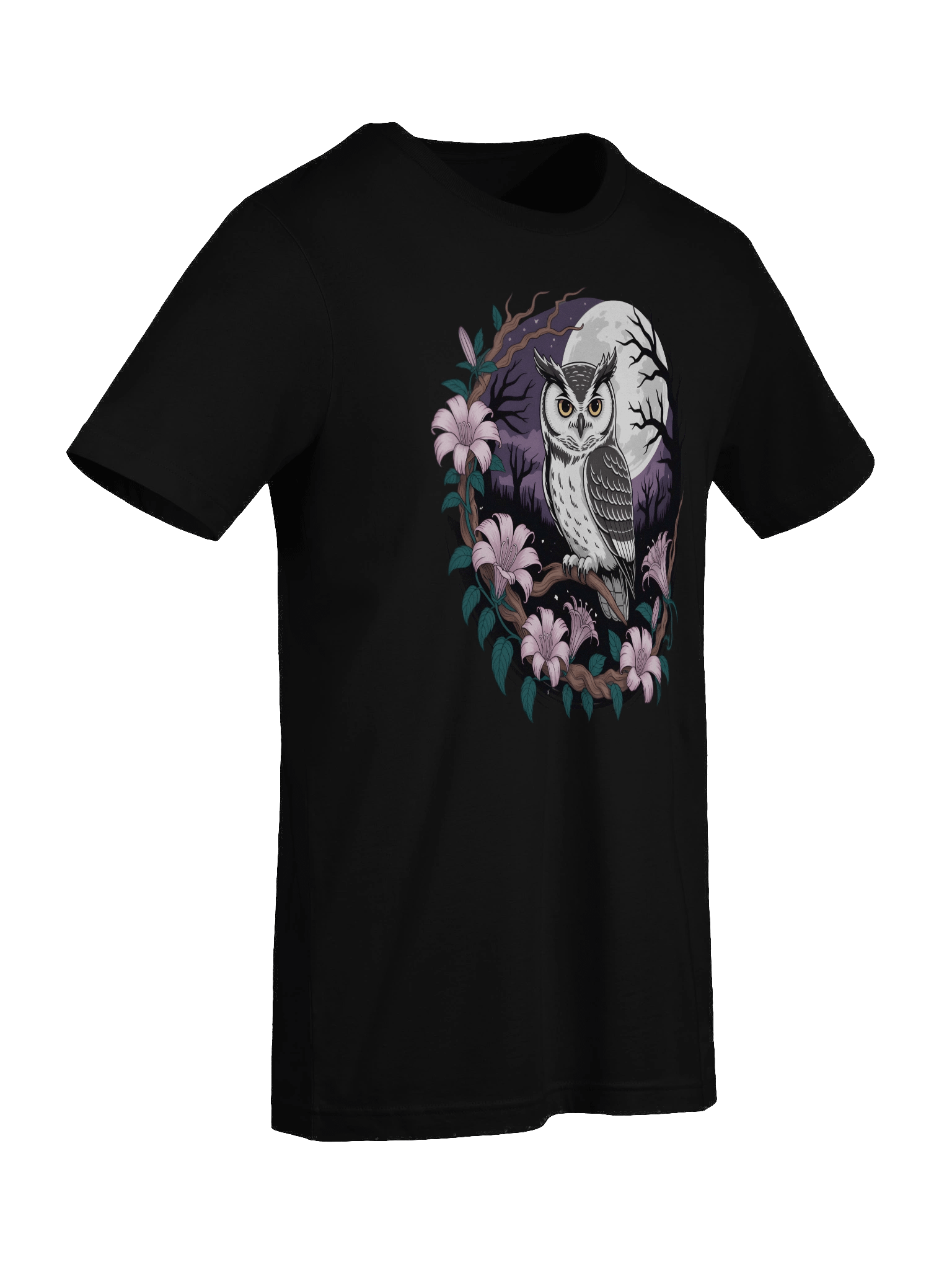 Moonlit Owl Perch T-Shirt product image (33)
