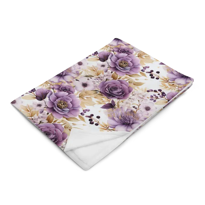 Purple Roses Blanket product image (2)