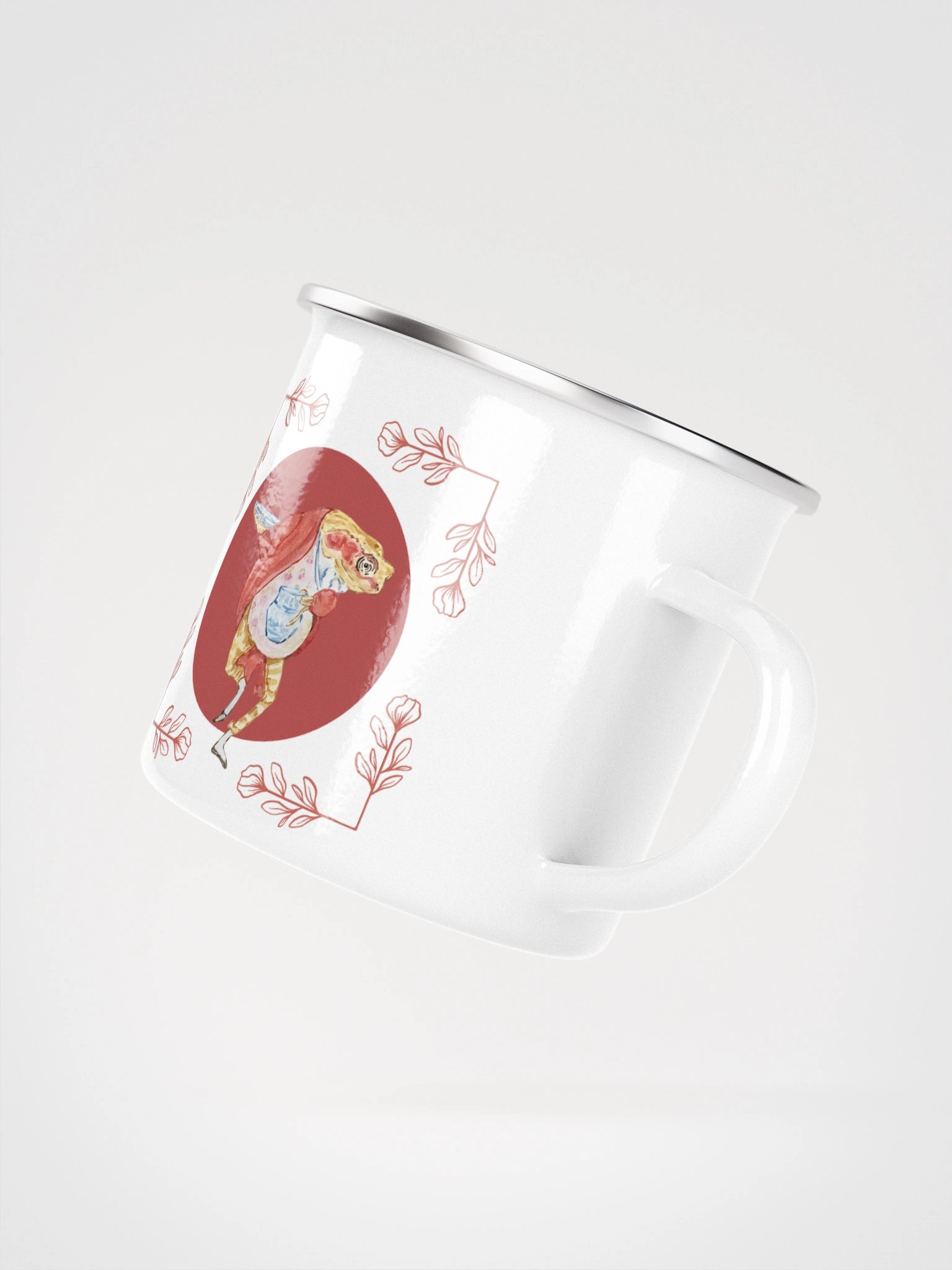 Dapper Frog Enamel Mug product image (3)