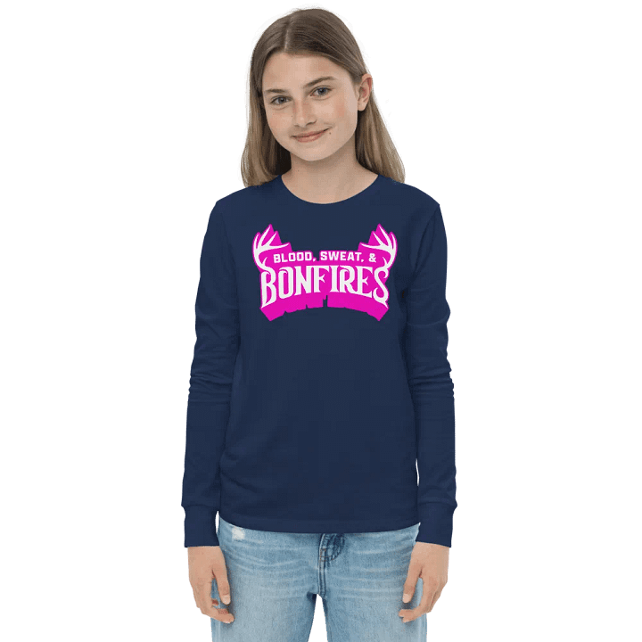 Kids Long Sleeve - Antler Pink Logo product image (1)