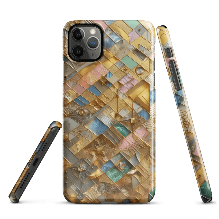 Geometric Goldrush iPhone® Snap Case product image (3)