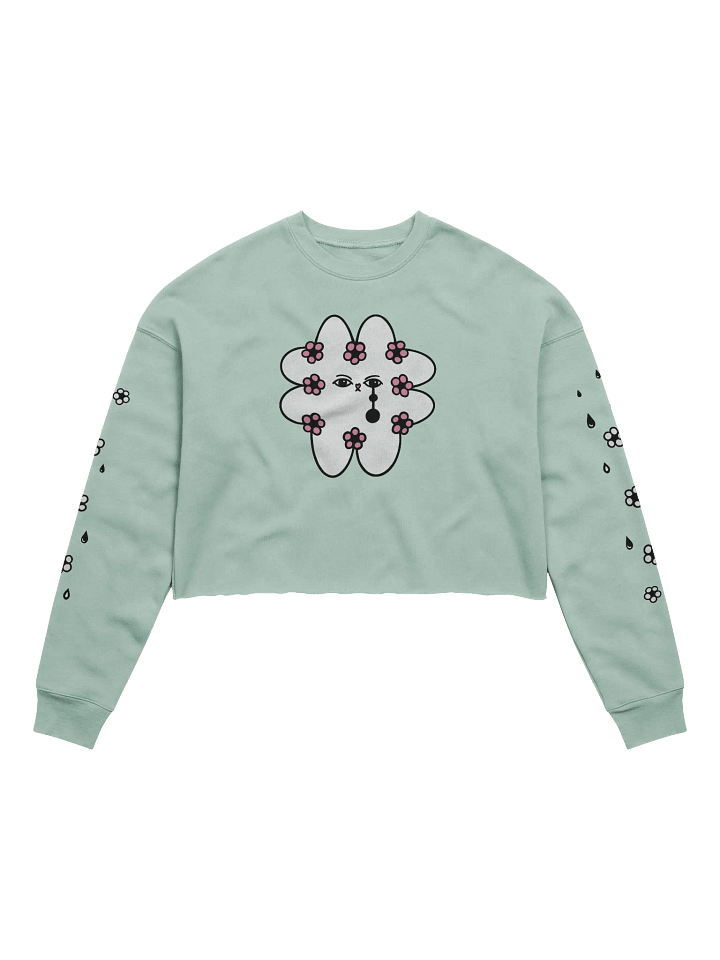 WLS_Crop top sweatshirt with print product image (1)