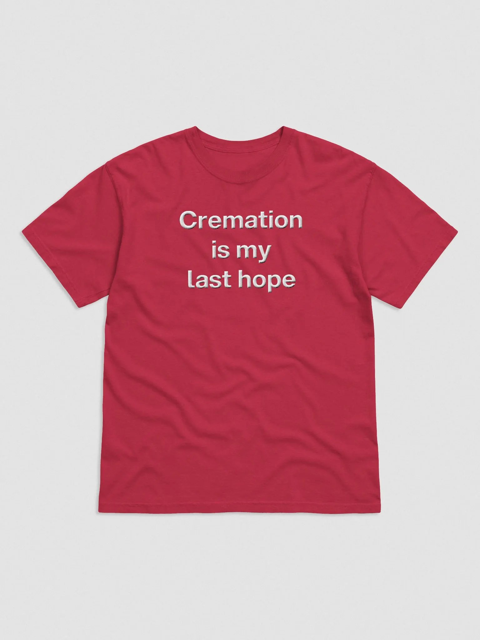'Cremation' Embroidered Tee product image (1)