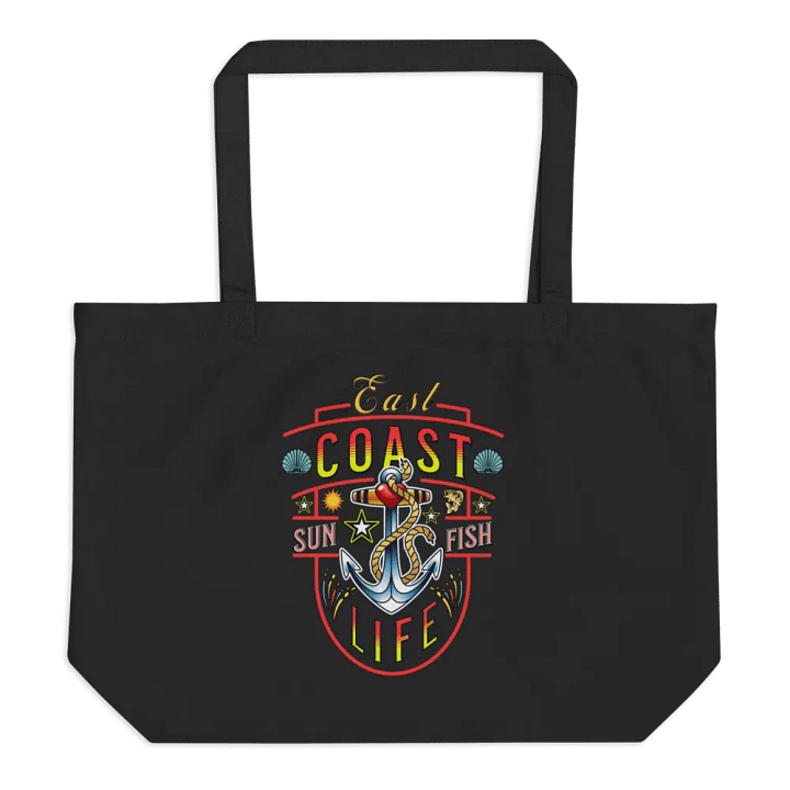 East Coast Life Nautical Organic Tote product image (1)