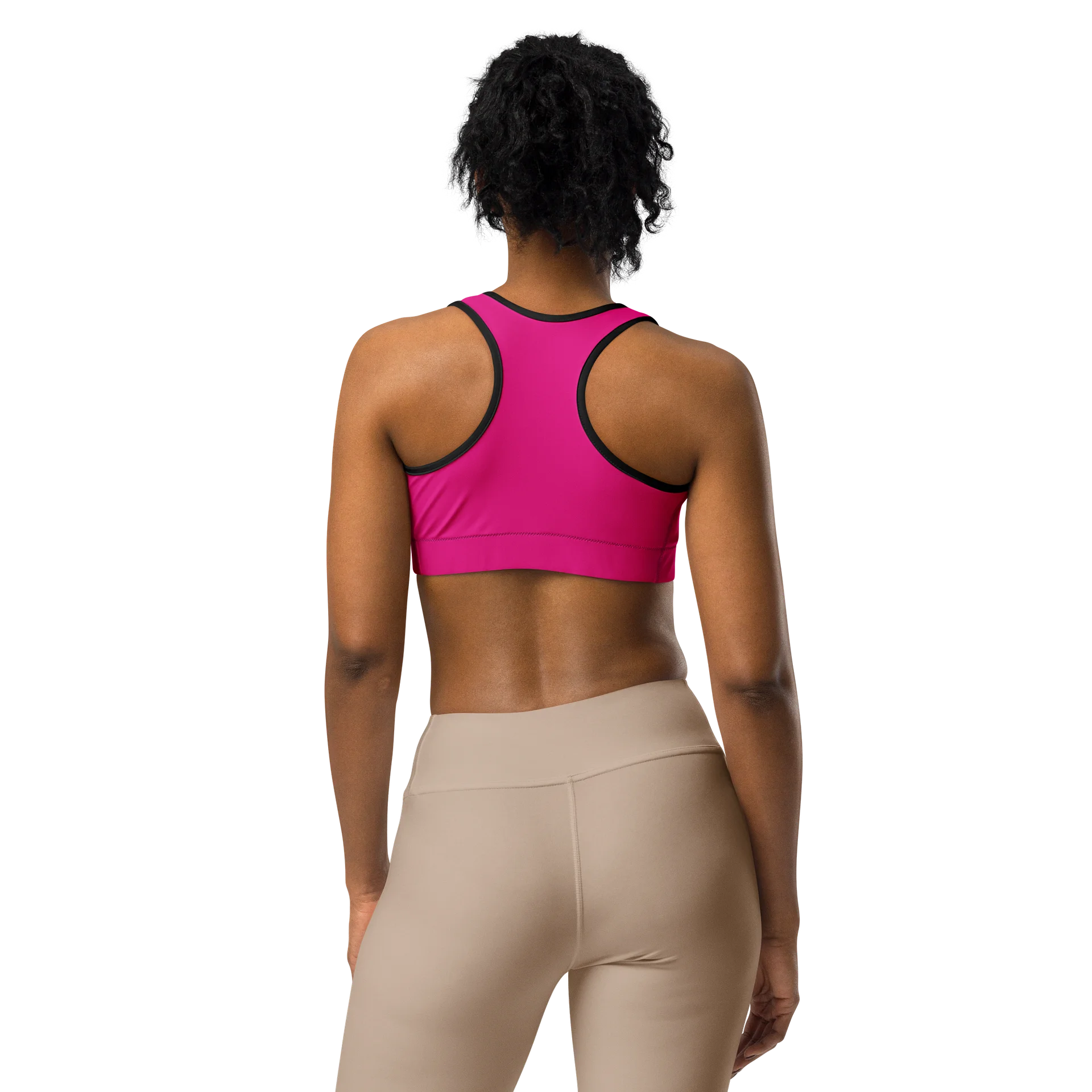 Synthsquatch Fitness Sports Bra (Neon Pink) product image (4)