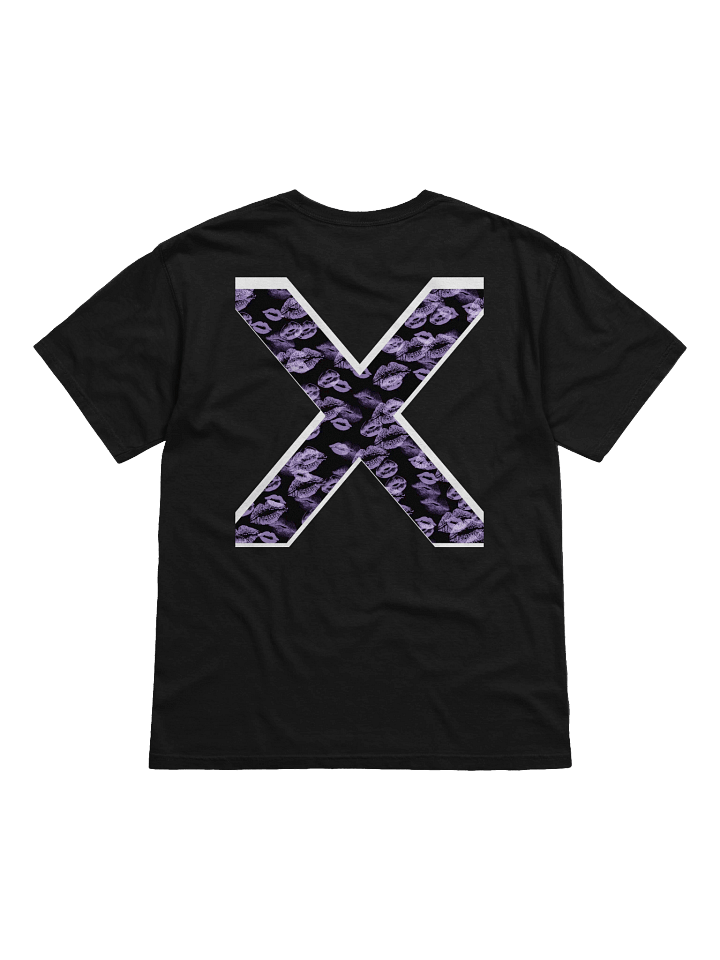 Black X Light Blue Lipstick Kisses | Shirt product image (24)