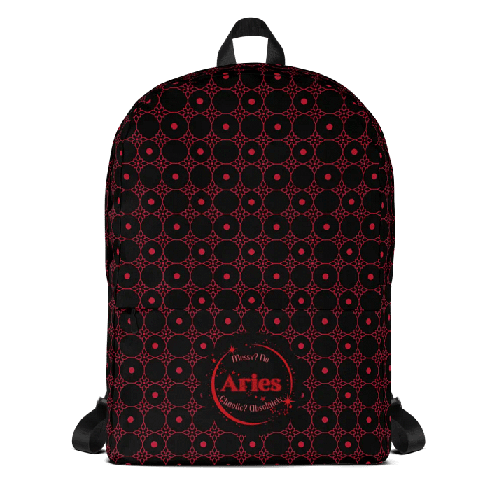 Aries 2025, Messy? No (words only), Backpack product image (1)