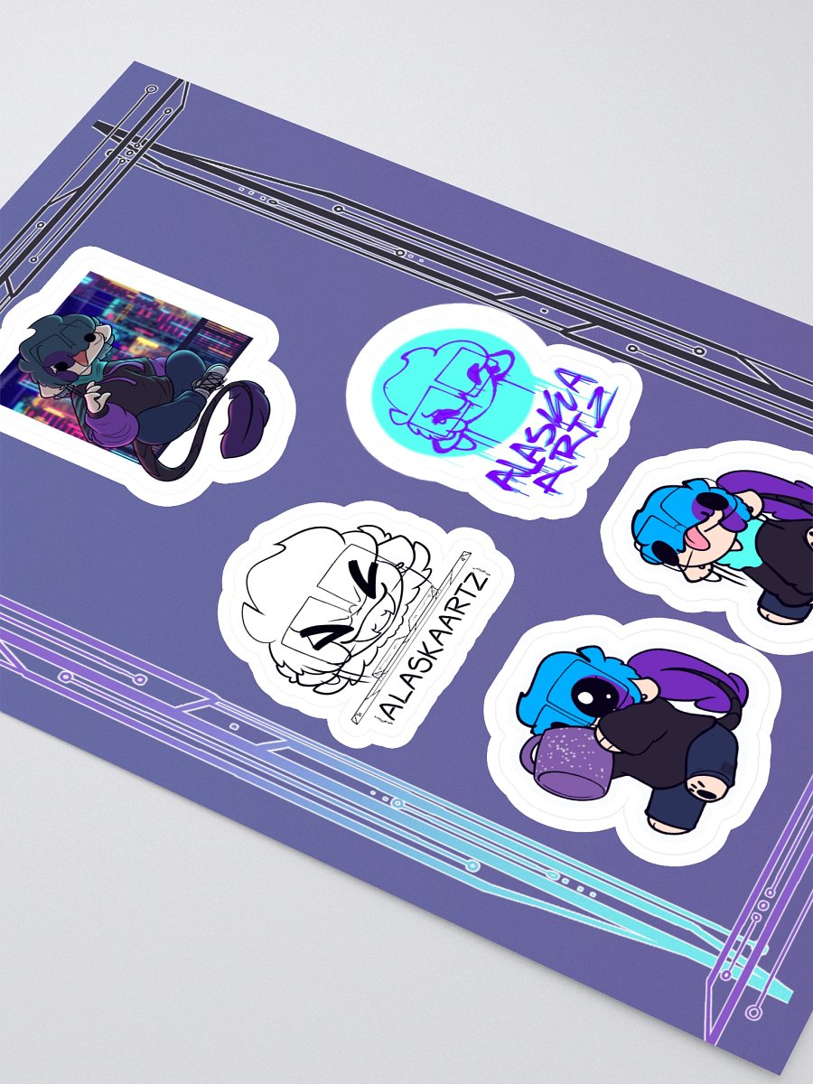 Alaskaartz sticker sheet product image (2)