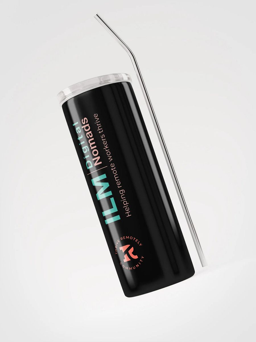 Stainless Steel Tumbler with Straw-ILM product image (3)