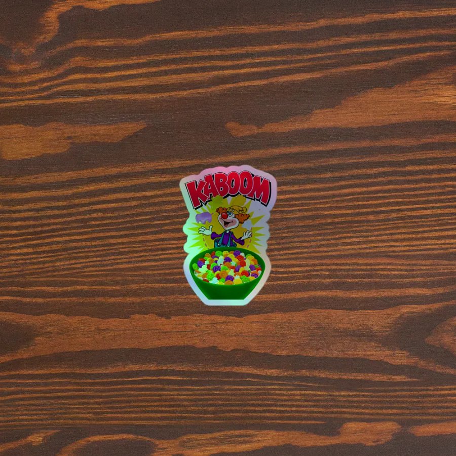 🥣 Saturday Morning Breakfast Kaboom! Holofoil Sticker 🥣 product image (5)