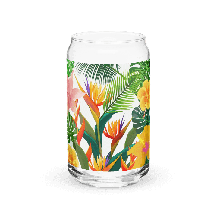 Tropical Paradise Can-Shaped Glass product image (2)