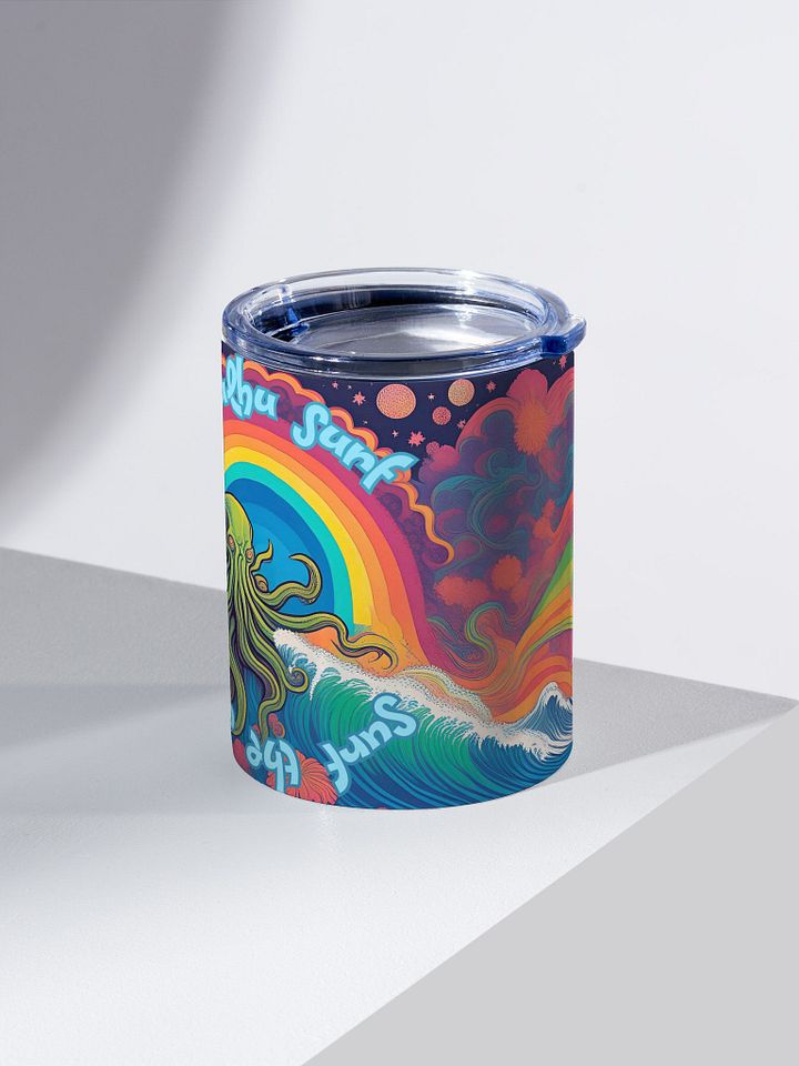 Cthulhu Surf Stainless Steel 10 oz Tumbler w/ lid 02A product image (2)