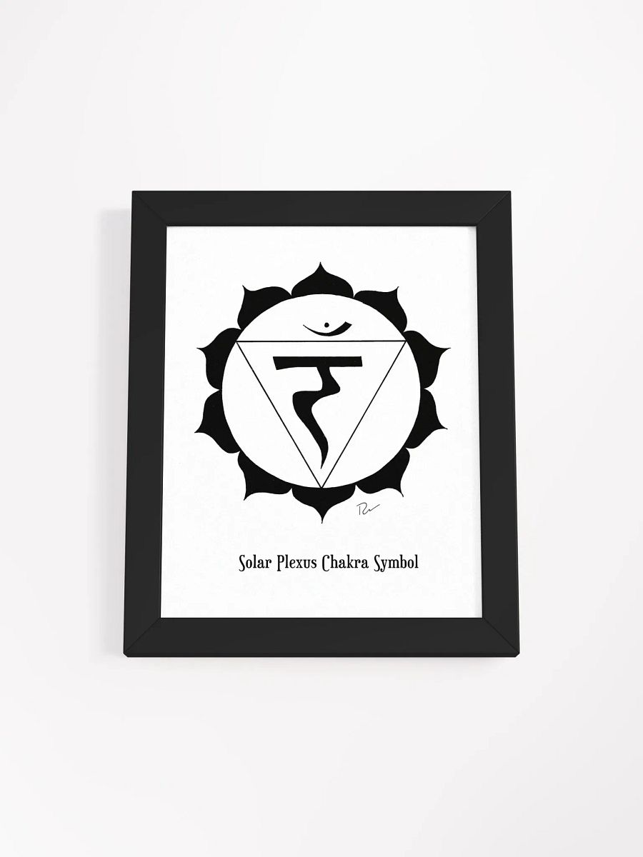 Solar Plexus Chakra Framed Art product image (1)