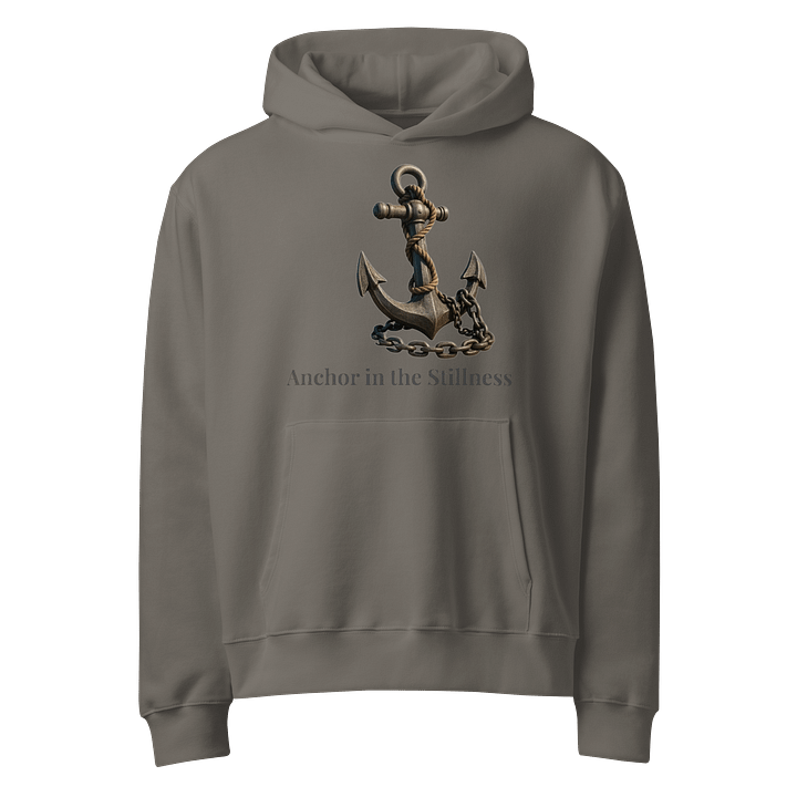 Anchor in the Stillness Hoodie | Biblical Scripture Mark 4:39 | Christian Comfort Wear product image (2)