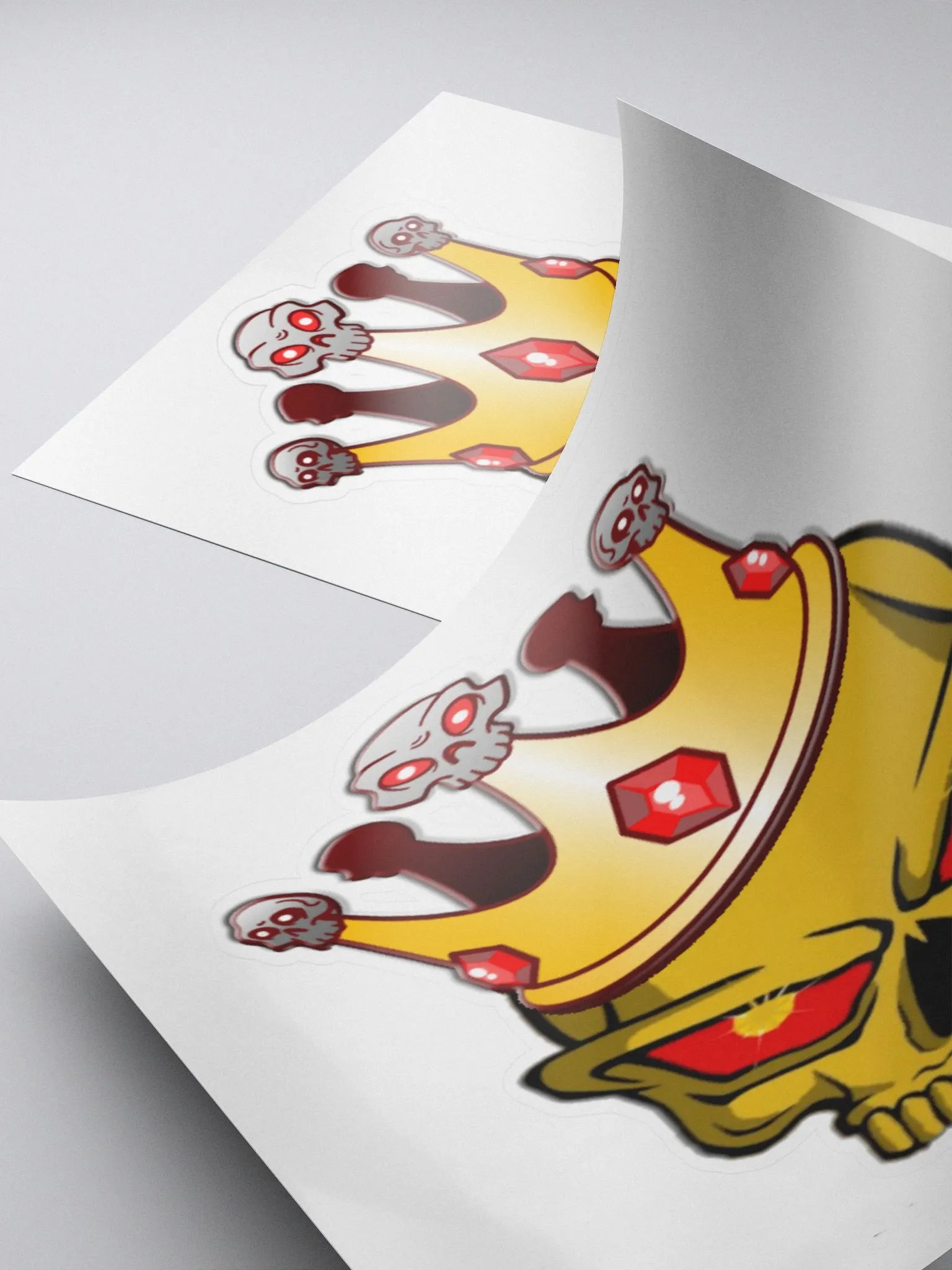 Kiss Cut Skull Sticker product image (4)