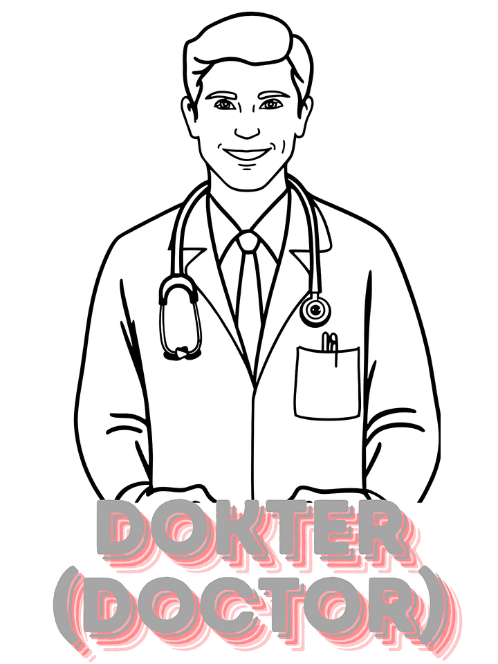 PRINTABLE COLORING BOOK OF VARIOUS OCCUPATION (50 PAGE) product image (2)