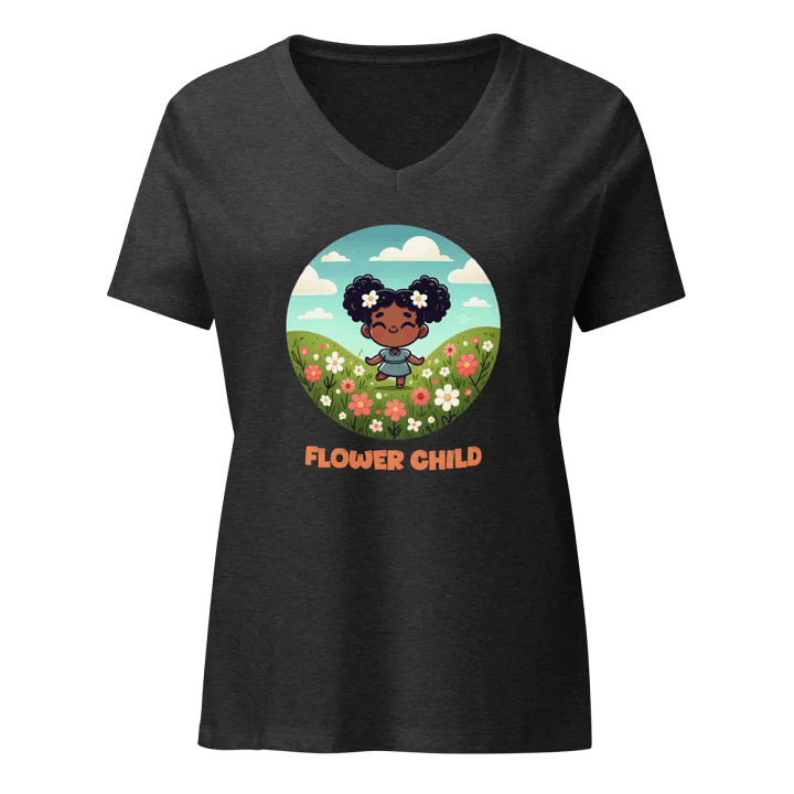 Flower Child V-Neck Tee product image (3)