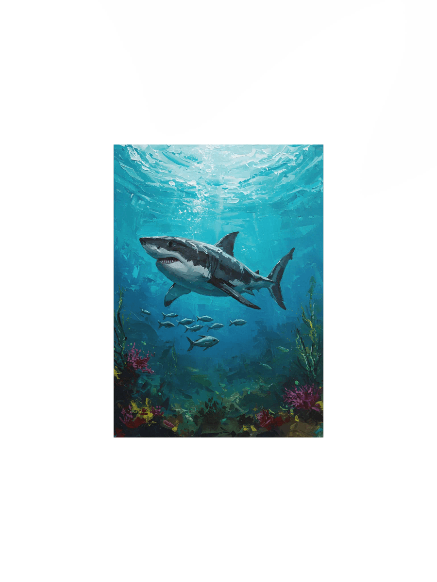 The Great White's Gaze Poster product image (1)