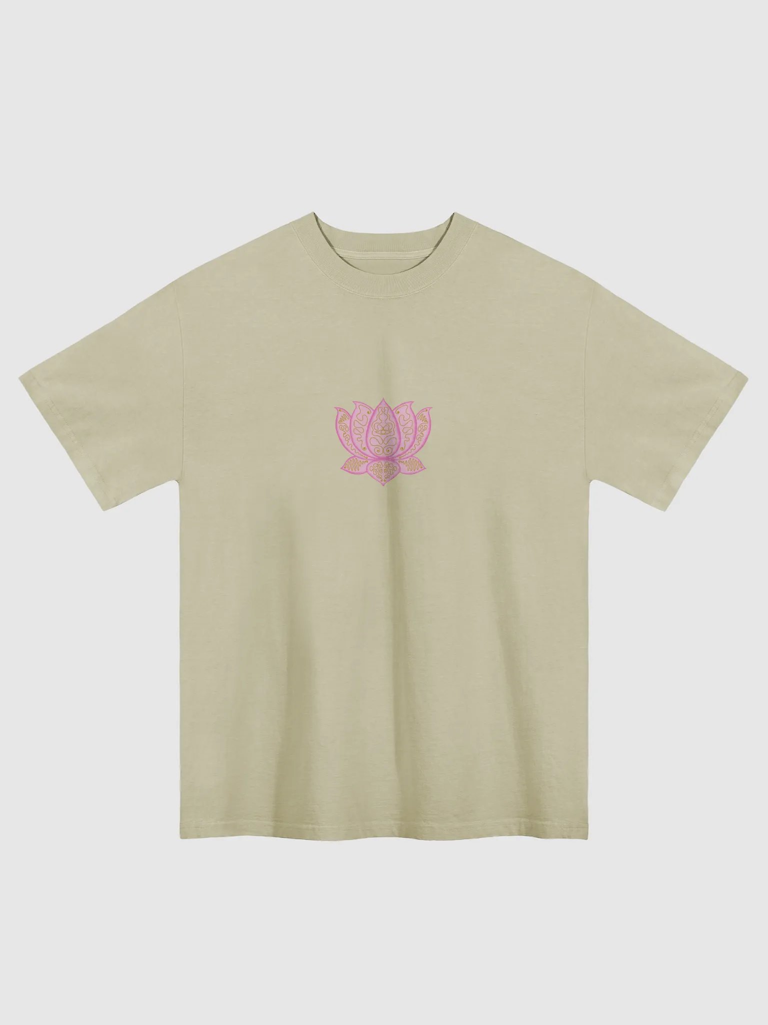 Golden Lotus Oversized Tee product image (1)