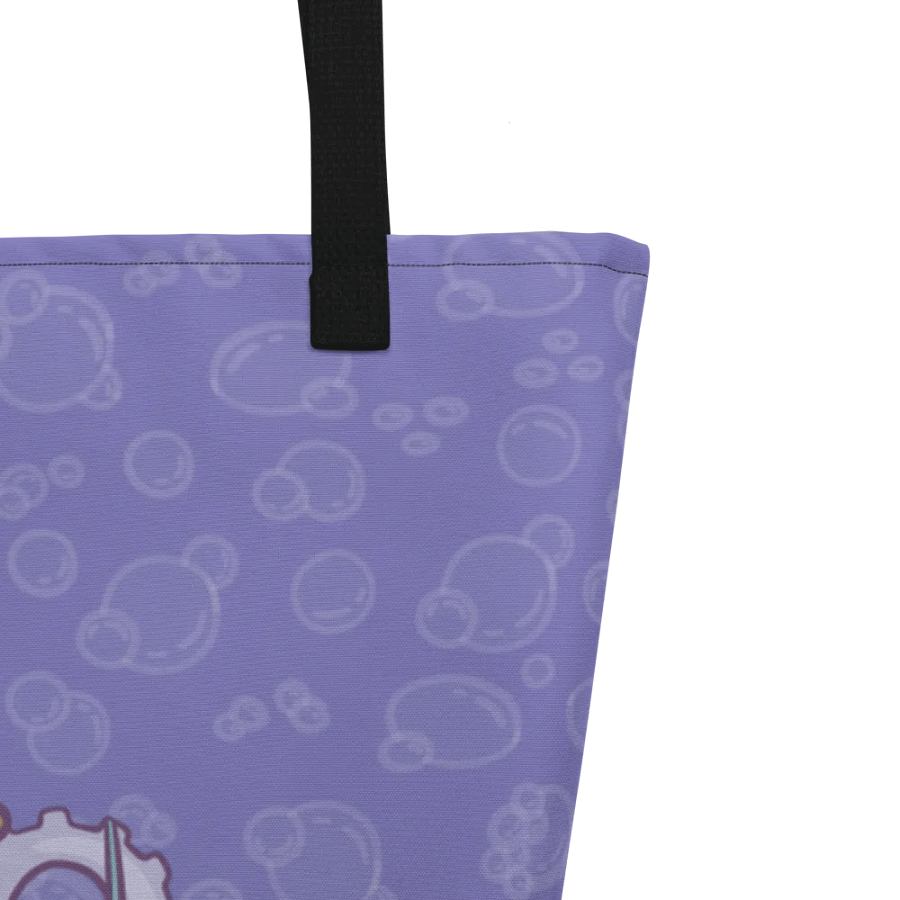 Time for Tea - Steampunk - Purple Large Tote Bag product image (3)