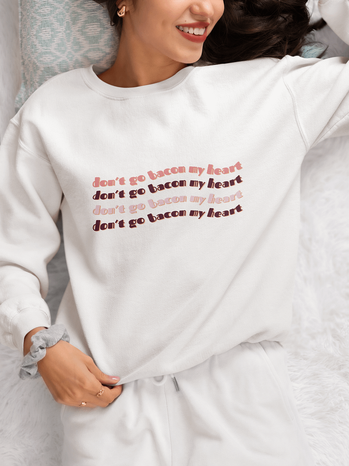 Bacon My Heart - Crewneck Sweatshirt Whitey Edt. product image (23)